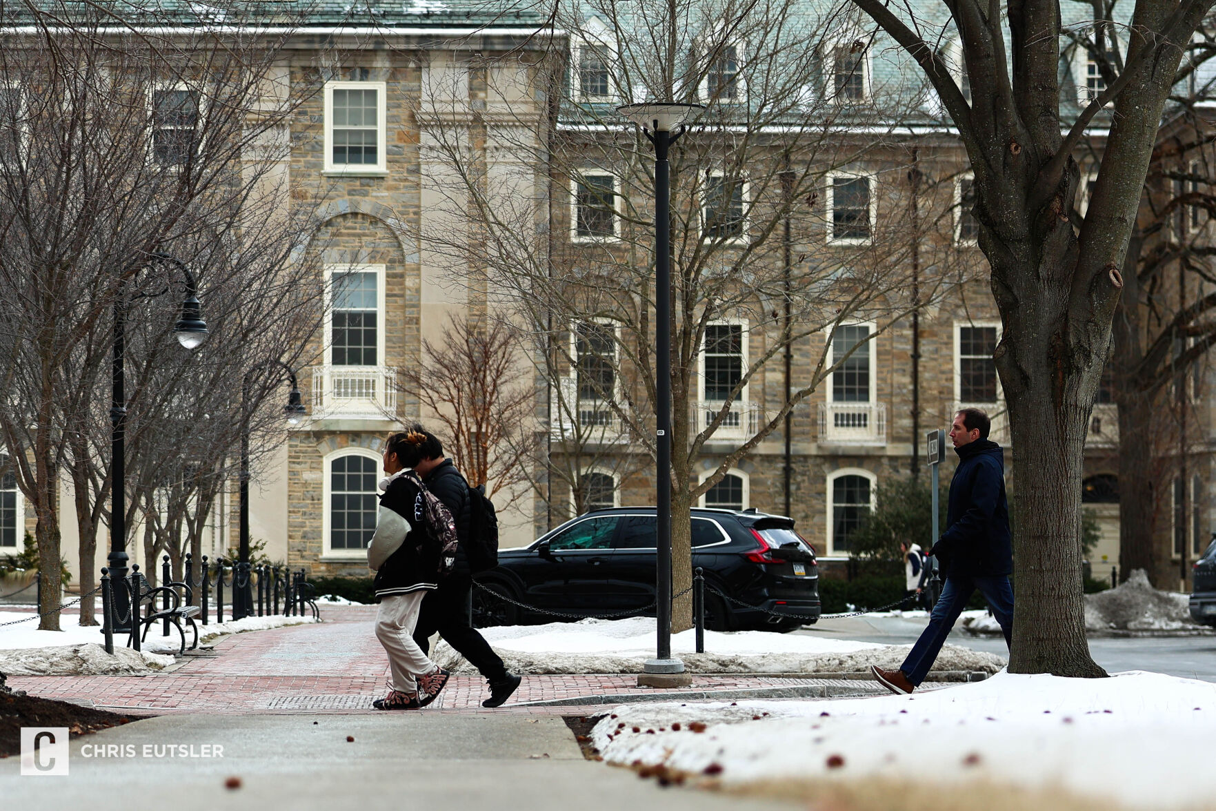 First day of classes, Students walk together